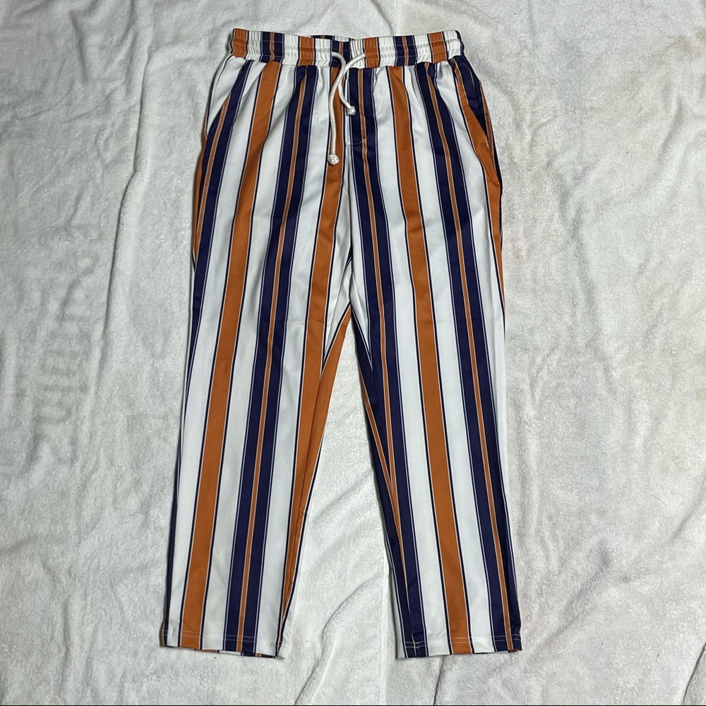 Pants with stripes
